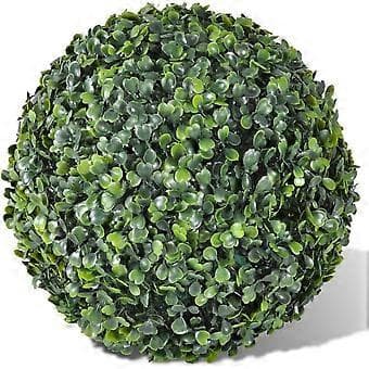 Kunstige Topiary Kugler, Dekorativt Grønt