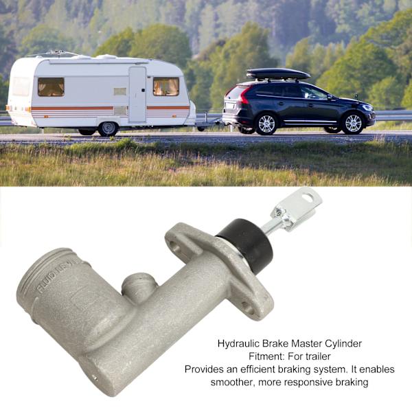 3/4 Tums Hydraulisk Handbroms Huvudcylinder Hög Effektiv Robust Tillförlitlig Racing Broms Koppling Huvudcylinder För Trailer