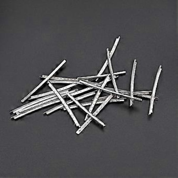 Silver Elektrisk Gitarr Bandtråd Gitarrgreppbräda 24 Band 2,7 mm Ton för Gitarr Fingerboard Ersättning, Paket med 22 st