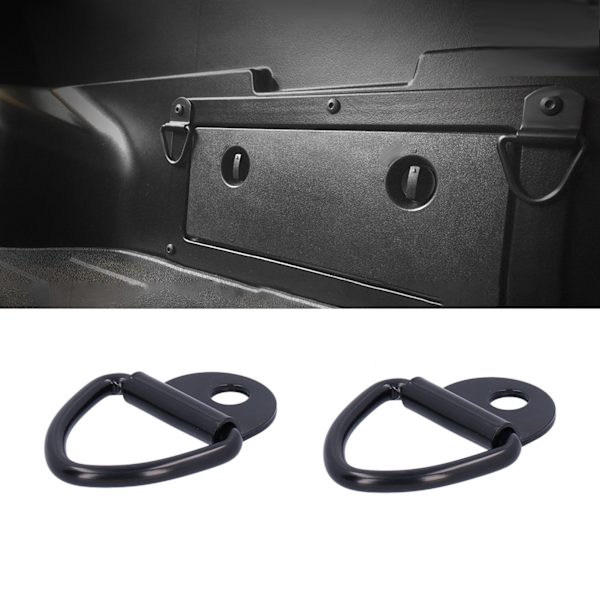 2 stk. Spændebeslag Heavy Duty VRing Bolte På Flush Mount Universal til Pickup SUV Båd Skib