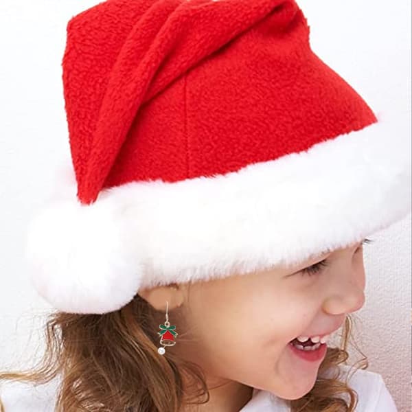 Gave Ornament Hængeøreringe til Kvinder Piger Jul style 4