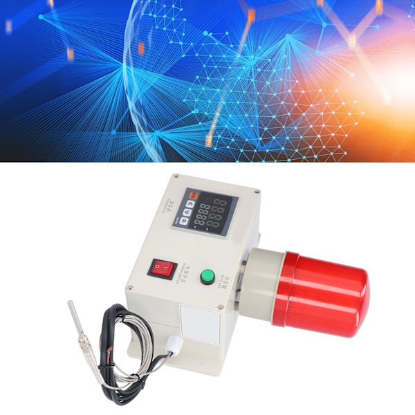 Temperaturføler Alarm Blinkende Lyd Termostat Advarsel Controller AC 220V BEM1101J7ASCT