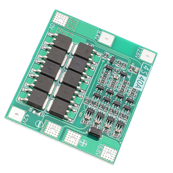 4-strenget Li-ion beskyttelsesplade 40A DC 16.8V Lithium Batteri Beskyttelsesmodul Forbedret Version
