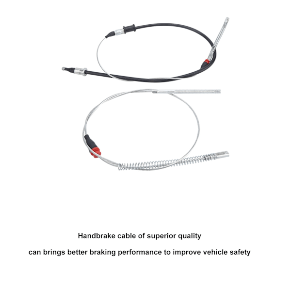 2 stk. Bakre Parkeringslinje Håndbremskabel Erstatning 90445985 Passer til OPEL CORSA B 1993‑2002