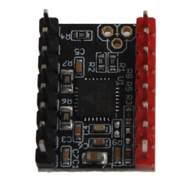 5 sett trinnmotor-driver UART-modus Ultralyd modul med kjøleribbe TMC2209 tilbehør