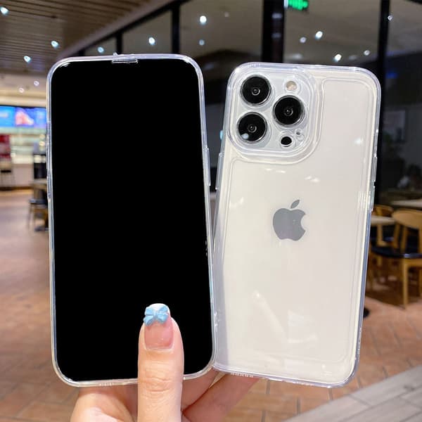 iPhone 14 - Silikonikotelo TPU - Ohut Läpinäkyvä iPhone 14 Läpinäkyvä iPhone 14 Style 4