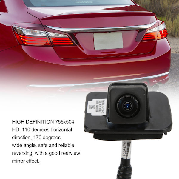 Peruutuskamera IP67 Vedenkestävä 39530T2AA01 39530T2AA31 Yökuvauskamera Vaihto Accord 2.4L 3.5L