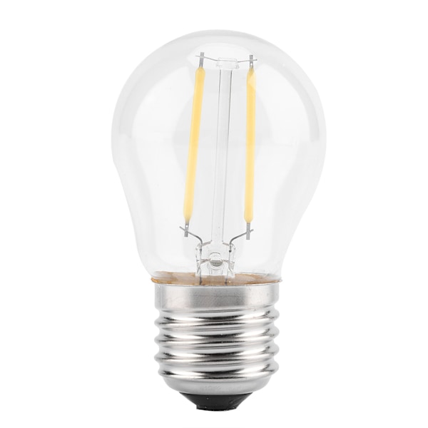 E27 LED-glödlampa i vintagestil med filament, varmt och kallt vitt ljus, 220V (Varmvit-2W)