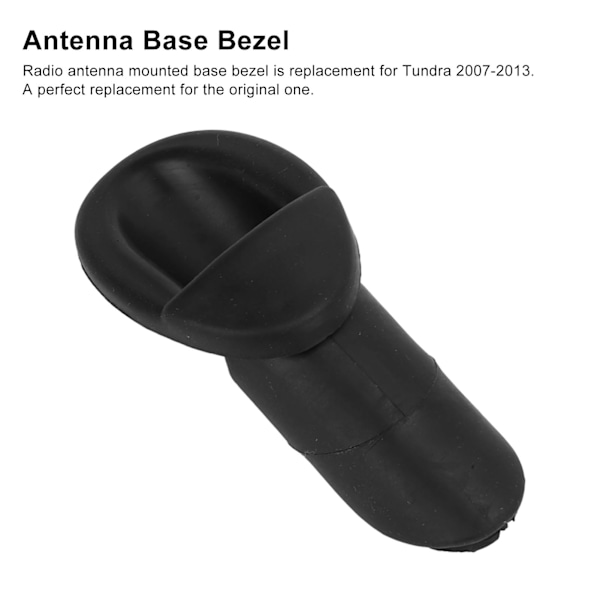 Bilradio Antennemonteret Base Bezel 86392‑0c040 Antenne Ornament Udskiftning til Tundra 2007‑2013