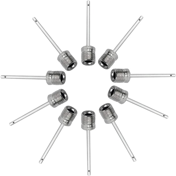 Kulepumpe nålepakke med 10 | Laget med rustfritt stål | Ideell