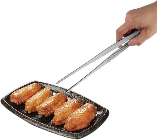 30 cm kökspincett i rostfritt stål