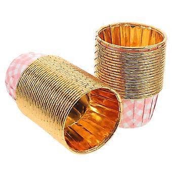 50 st Bakformar Papper Bageri Liner Muffin Bakformar Bageritillbehör