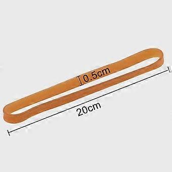 PPIAO Gummiband 50 st Stretchiga Gummiband Allmänna Elastiska Stretchband Robusta Gummiband för Hem- eller Kontorsbruk
