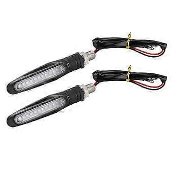 1 par 12LED Universal Motorcykel Flydende Vand Blinklys Indikator