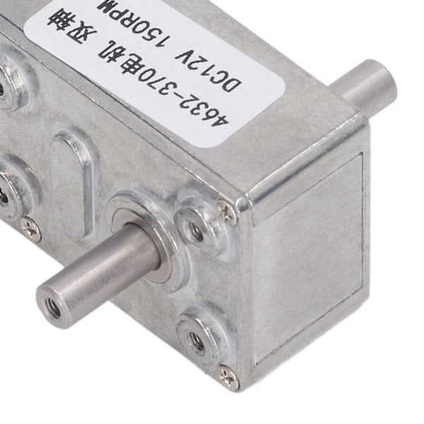 DC12V Madonkivaihdemoottori Kaksoisakseli Mikro Sähkömoottori Täysmetalli Reduktiomoottori 4632‑370 150RPM