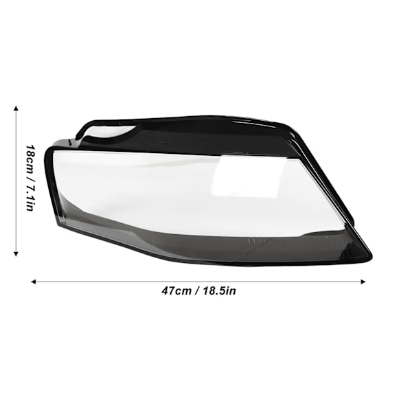 Strålkastare Lins Skydd UV-skydd Klar Strålkastare Lins Skal Ersättning för A4 B8 2009‑2012 Höger 8K0941030C 8K0941030AQ