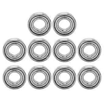 10 stk. kulelager rustfritt stål med 17 mm indre diameter ruller erstatning for maskin
