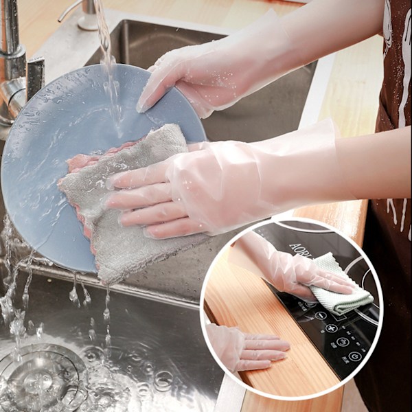 Pvc-fria Bpa-fria Latex-fria Handskar, Transparenta Tpe-handskar för Industriellt Bruk med Ambidextriös Design, Vattentäta Oljetäta Förtjockade och Tåliga Handskar För