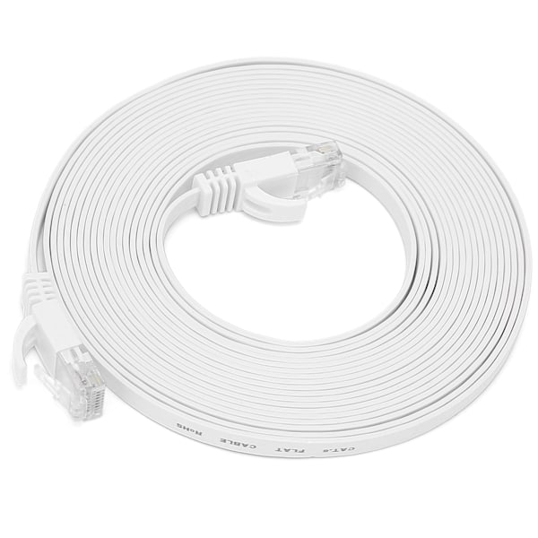 Ethernet-kabel CAT6 Gigabit 8-trådet snoet par netværksjumper fladt kobbertråd forsyninger 30 meter