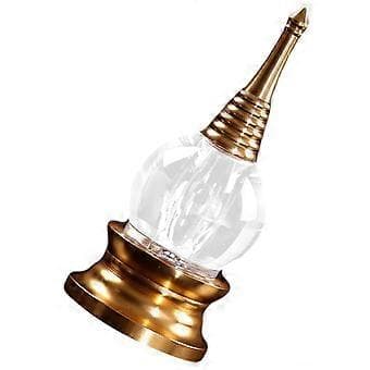 Buddhistisk Dekor Legering Kristall Offer Torn Bodhi Torn Buddhistisk Pagod Torn Välsignelse Ornament