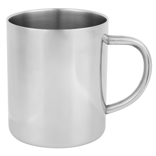 Kaffemuggar i rostfritt stål, vakuumisolerad dubbel lagerstruktur för värmehållning, stilren och enkel design för varma och kalla drycker, perfekt