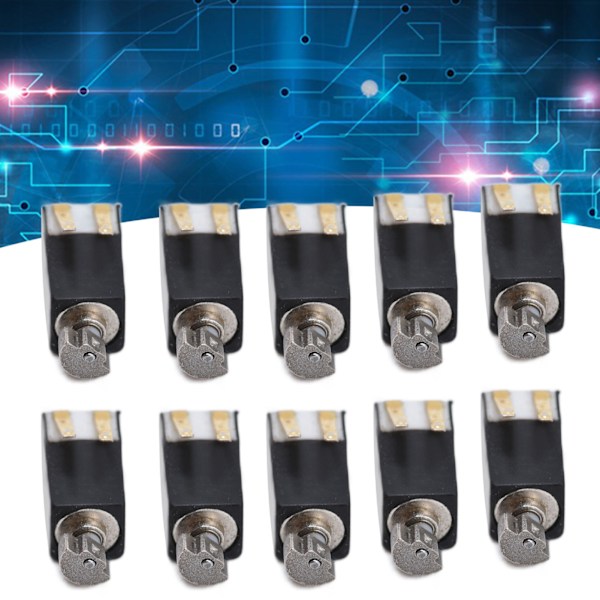 Cylindrisk Vibrationsmotor Stabil Låg Vibration Bekväm Mobiltelefon Vibrationsmotor 3V Kolonn Splitter