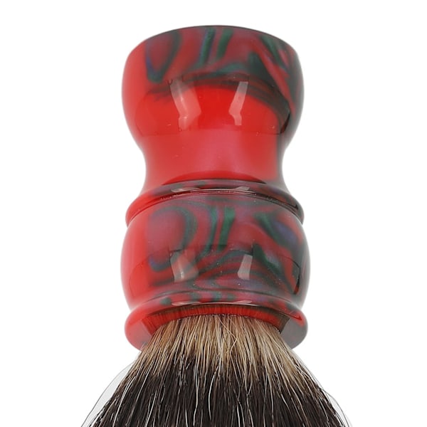 Skäggborste för Män, Bärbar Ergonomisk Mjuk Robust Lätt att Rengöra Skägg Barberborste för Hemmet Frisörsalong