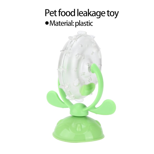 Kattelegetøj Lys Plastik Interaktivt Foderlækage Rotation Vindmølle Legetøj til Træning af Katte