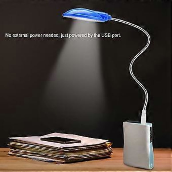 Fleksibel 13 LED USB Nattlampe Leselys for Datamaskin Laptop Notebook PC (Rosa)