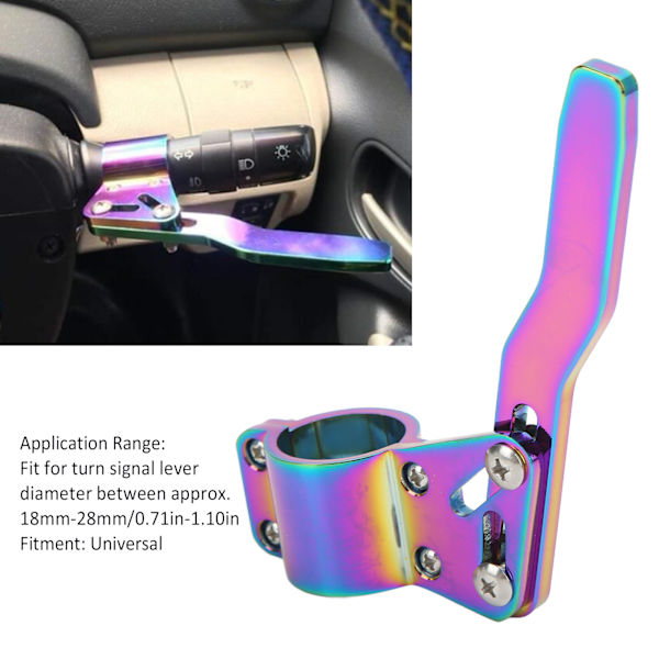 Blinkerspak Positionshöjare Kit Aluminiumlegering Rattspak Förlängare Universal Bilmodifiering Färgglad