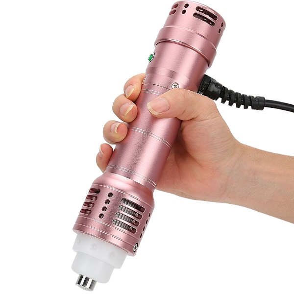 Bærbar Shockwave Fysioterapi Instrument Smertelindring ED Behandling Terapi Maskine Rosenguld UK Stik 100-240V
