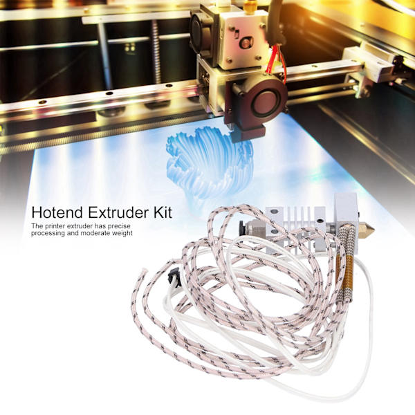 Hotend Extruder Kit til Ender 3 CR10/CR‑10S 3D Printer Udskiftningstilbehør 1.75/0.4mm12V