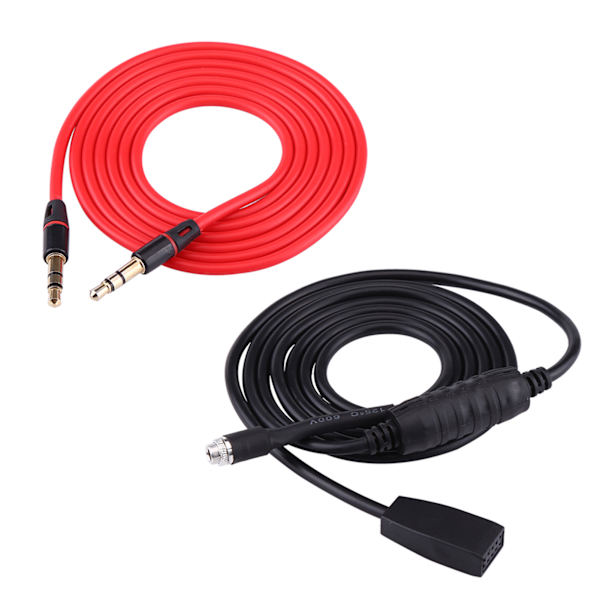 3,5 mm Bil Audio Hjelpeinngang Adapter MP3 Musikk Kabel For E46 1998‑2006