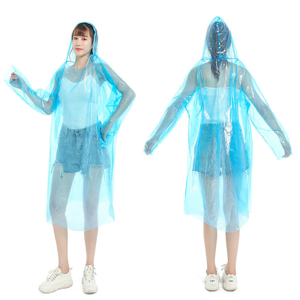 Engångs Regnponcho för Mångsidiga Utomhusaktiviteter, Hållbar Lättviktskonstruktion Säkerställer Skydd, Andningsbara Material Ponchos