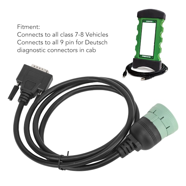 for Deutsch Kabel 121891 9-polet Hun 26-polet Han Udskiftningsadapterkabel til Deutsch 9-polet Diagnostikkontakter