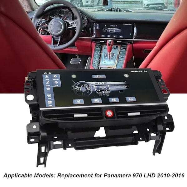 Auton stereovastaanotin GPS-navigointi 12,3 tuuman kosketusnäyttö Langaton Carplay-tuki 360 Panoraamakuva Panameralle 970 LHD 6+128G