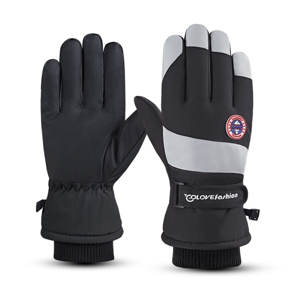 Termiske vinterhandsker til mænd, fryservarme handsker, vandtætte L