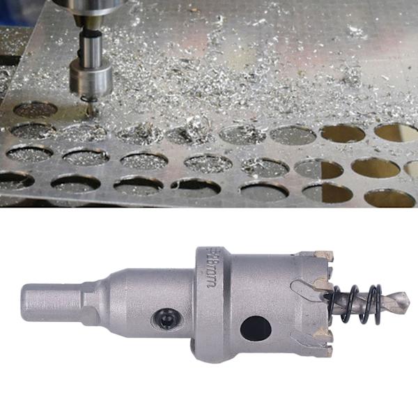 Karbid Hulsav Bit TCT Tyk Metal Tand Hulskærer Sæt med Hex Nøgle Kerneboring 28mm / 1.1in