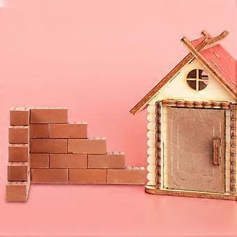 20 stk. DIY Miniature Murstensmodel Simulation Murstensmodeller Små Murstensmodeller