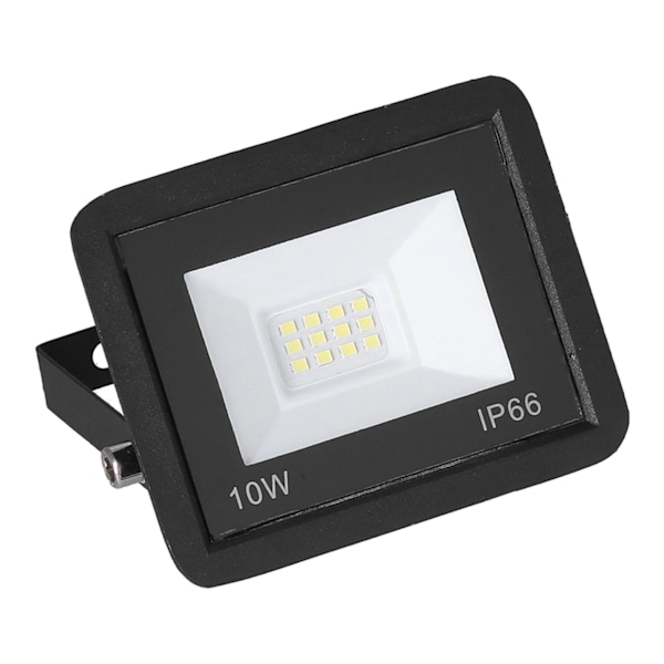 220V Strålkastare 10W LED Säkerhetslampa med Aluminiumskal och Härdat Glas 6500K Hög Ljusstyrka Vattentät för Utomhusaktiviteter