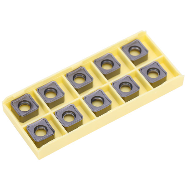 10 stk CNC Drejebænk Vendbare Indsæt Solid Carbide Blad Skæring SNMX1205ANN F57 LF6018