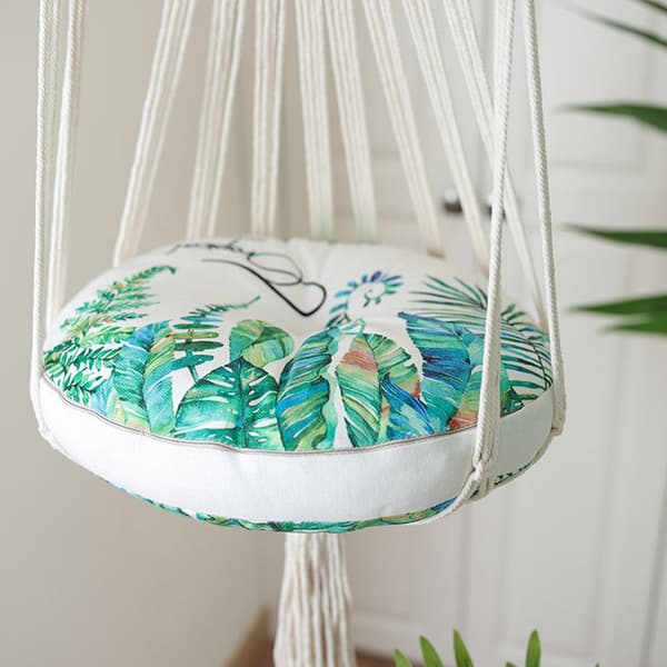 Inspirerad Aztec Dekor Makramé Väggbonad, Boho Chic Natur Bomull, Vävd Väggdekor För Ditt Vardagsrum (Beige Vit)