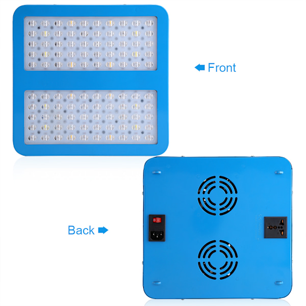 1000W LED Växtlampa Fullspektrum för Täta Blommor Hydroponics Inomhusväxthus US