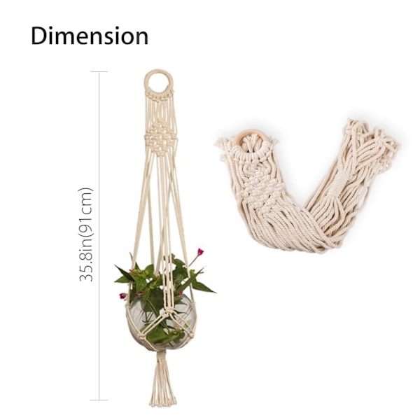 Inomhus Utomhus Inredning i Bondgårdsstil, Robust och Hållbar, Unika Väggkorgar, Miljövänligt Jute Rep, Perfekt för Inflyttningsfester, Bröllop och