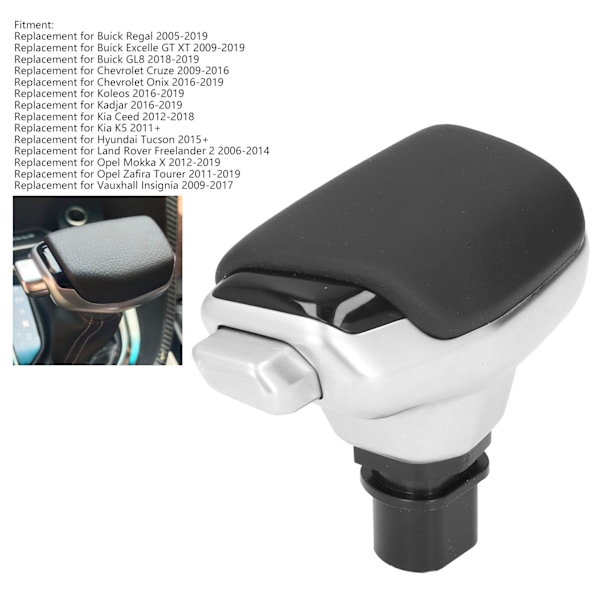 Gearskifte Knob Shifter Hoved ABS Universal Høj Følsomhed Udskiftning til Buick Excelle GT XT 2009‑2019 Kort Stang