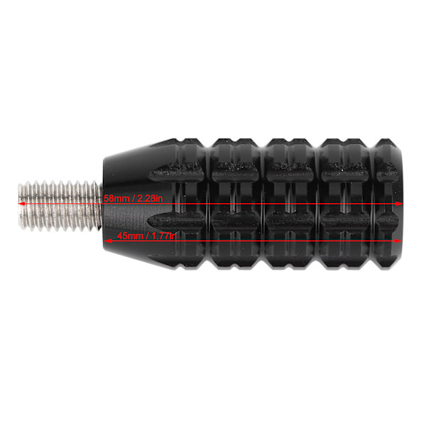 Växelspaksförlängare Fotpinne Passar Triumph Street Scrambler/Bonneville T100Black