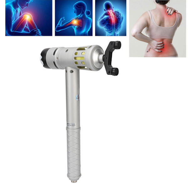 Ekstrakorporeal Shockwave Maskine Knoglesætning 9 Gear Dyb Massagemaskine Punkt Stimuleringsinstrument 100‑240V AU Stik