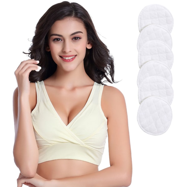 Maternity Underwear Vest-style No underwire cross lactation Bra