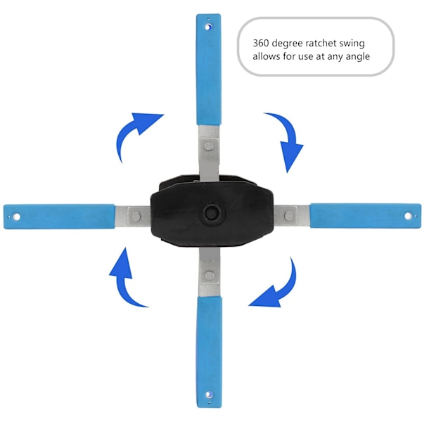 Bromsoksskruvpressverktyg 4 i 1 Skivbromsoksskruvkomprimeringsratt Spreader Bromsreparation Installationsverktyg