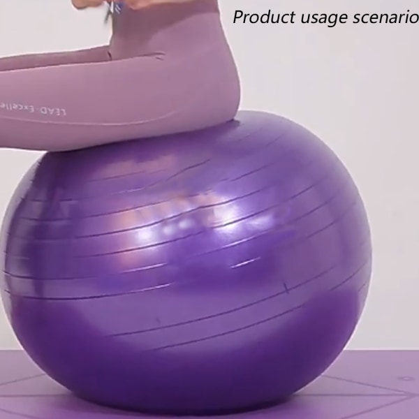 Yogaboll för fitness, förlossning eller träningspass och halkfri,